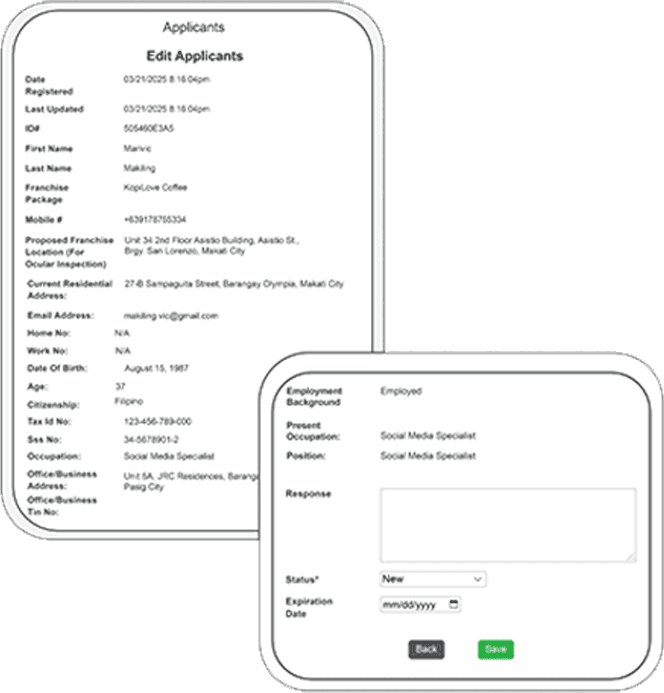 customized digital applications