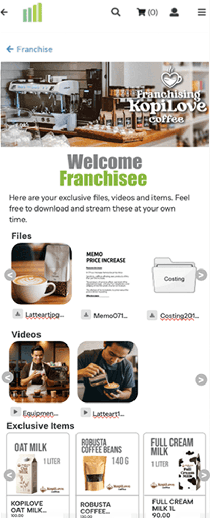 secure franchise resource portal